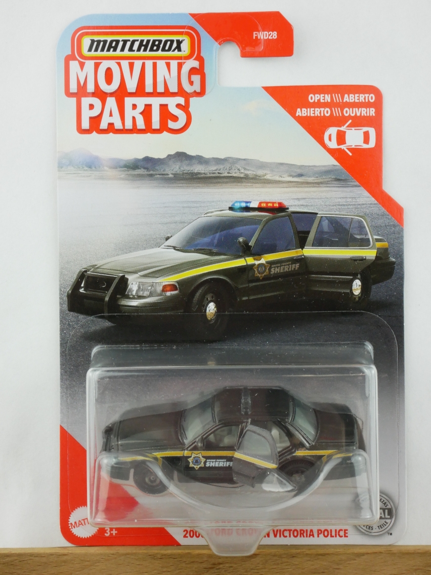 Matchbox Moving Parts 2006 Ford Crown Victoria Police - 13969