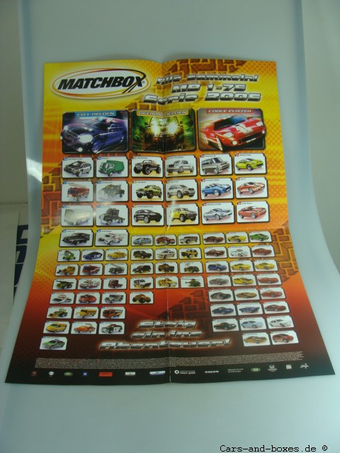 Matchbox Poster MB 1-75 Serie 2005 Deutschland - 20152