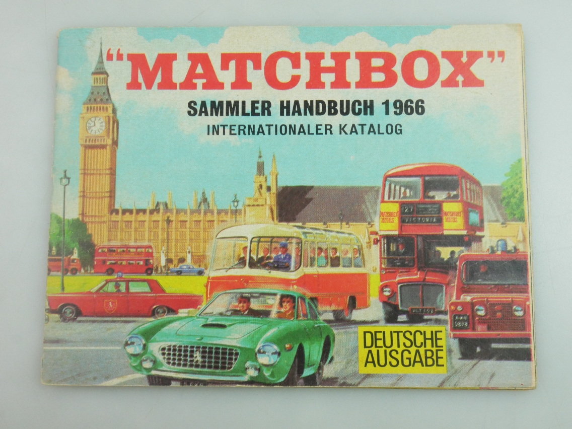 Matchbox Sammler Handbuch 1966 Deutsche Ausgabe - 20923