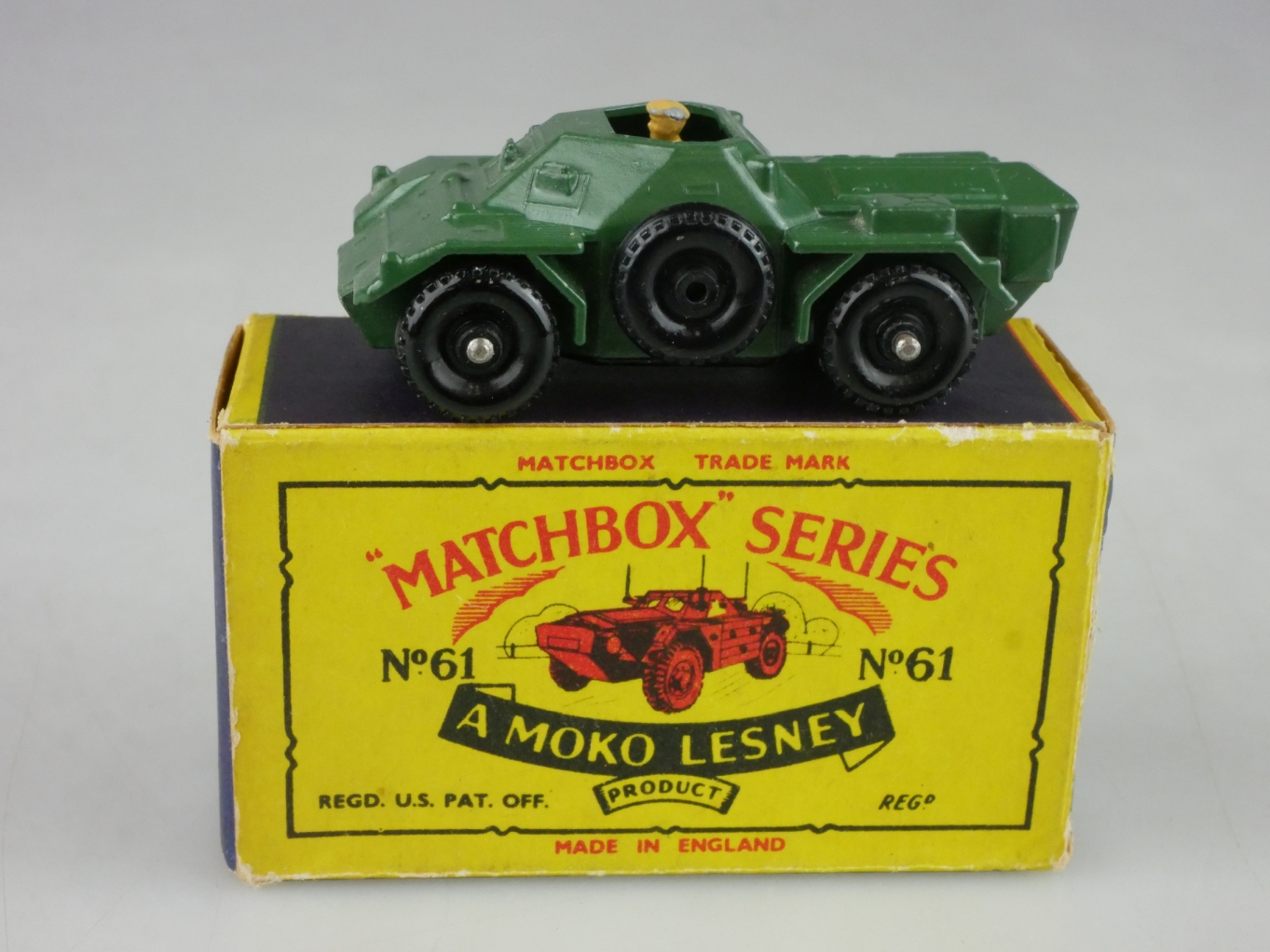 61a Ferret Scout Car - 31904 Matchbox Regular Wheels - Picture 1 of 9