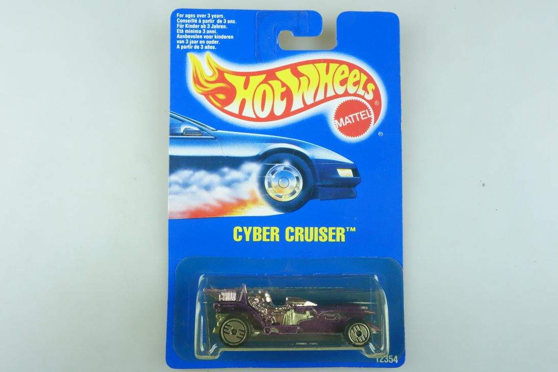 Cyber Cruiser Hot Wheels Mattel 12354 Malaysia mint blue card MOC 1:64 104488