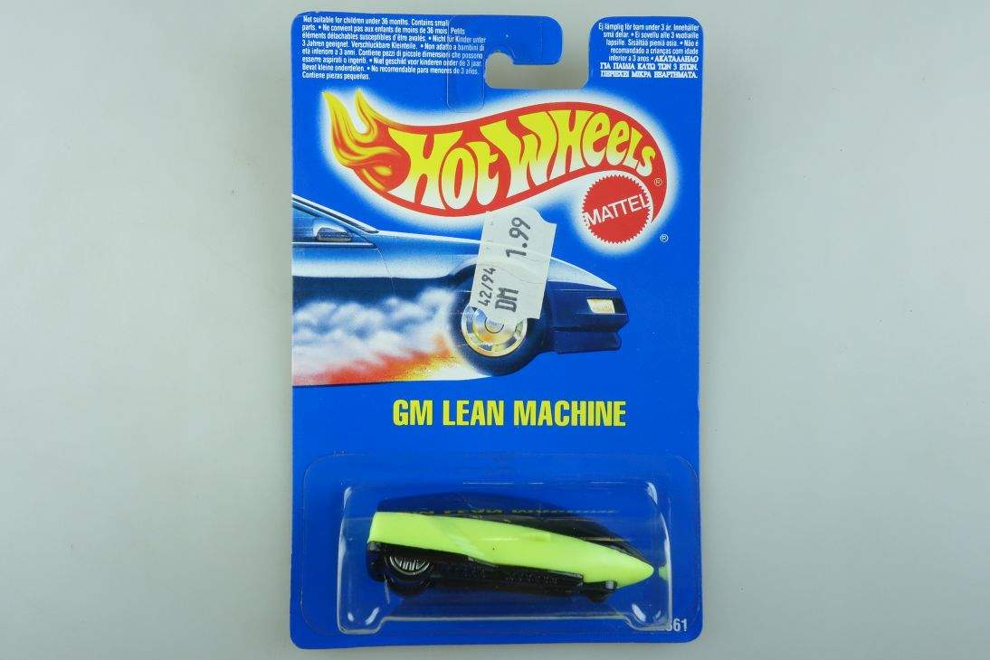 GM Lean Machine Hot Wheels Mattel 12361 Malaysia mint blue card MOC 1:64 104492