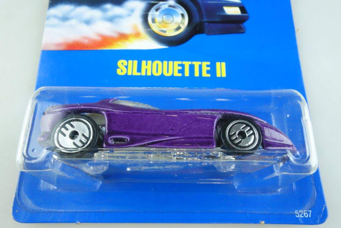 Silhouette II Hot Wheels Mattel 5267 Malaysia mint blue card MOC 1:64 104520