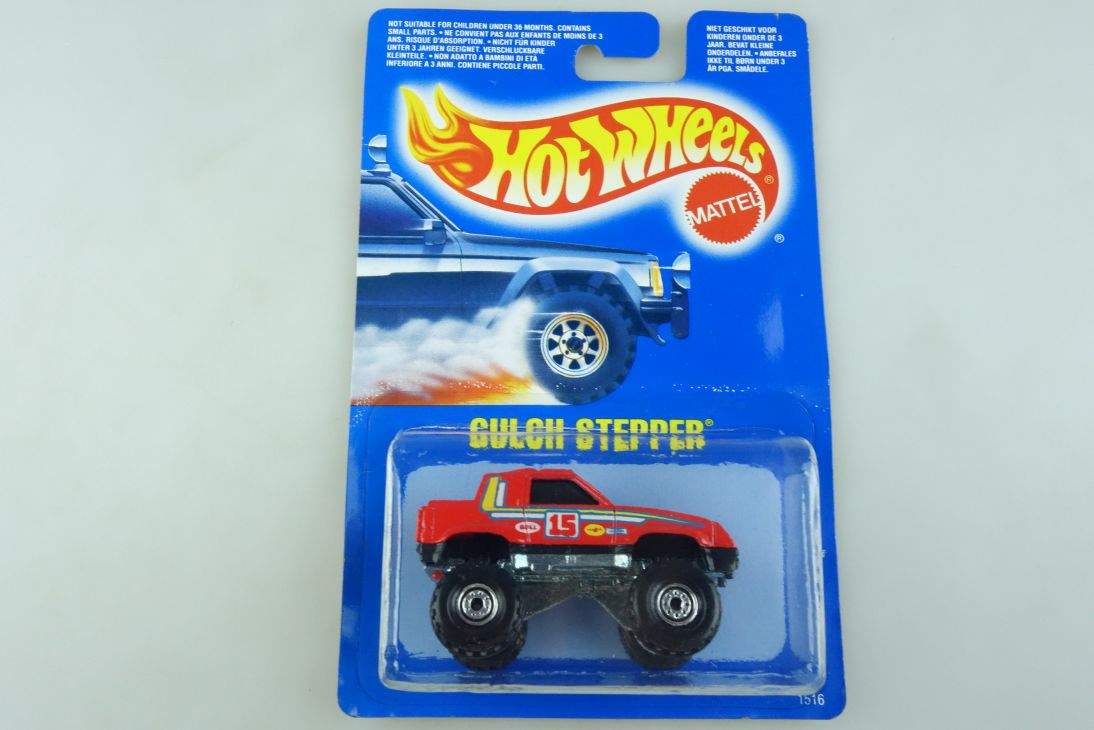 Gulch Stepper Hot Wheels Mattel 1516 Malaysia mint blue card MOC 1:64 104555