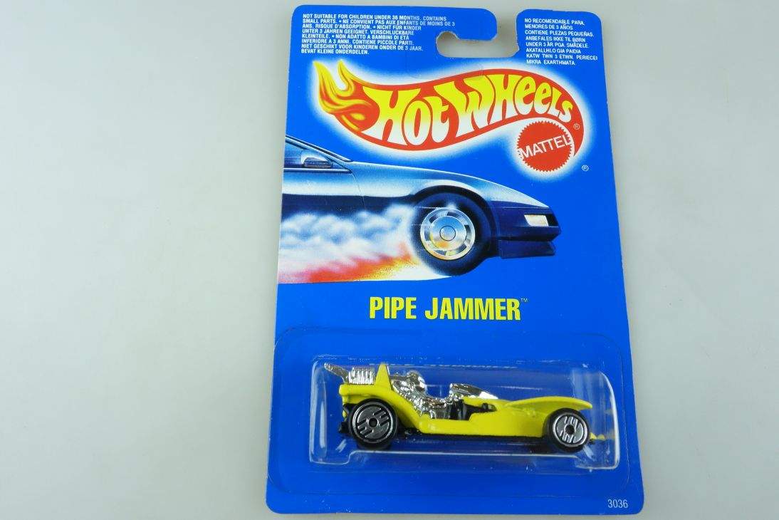 Pipe Jammer Hot Wheels Mattel 3036 Malaysia mint blue card MOC 1:64 104556