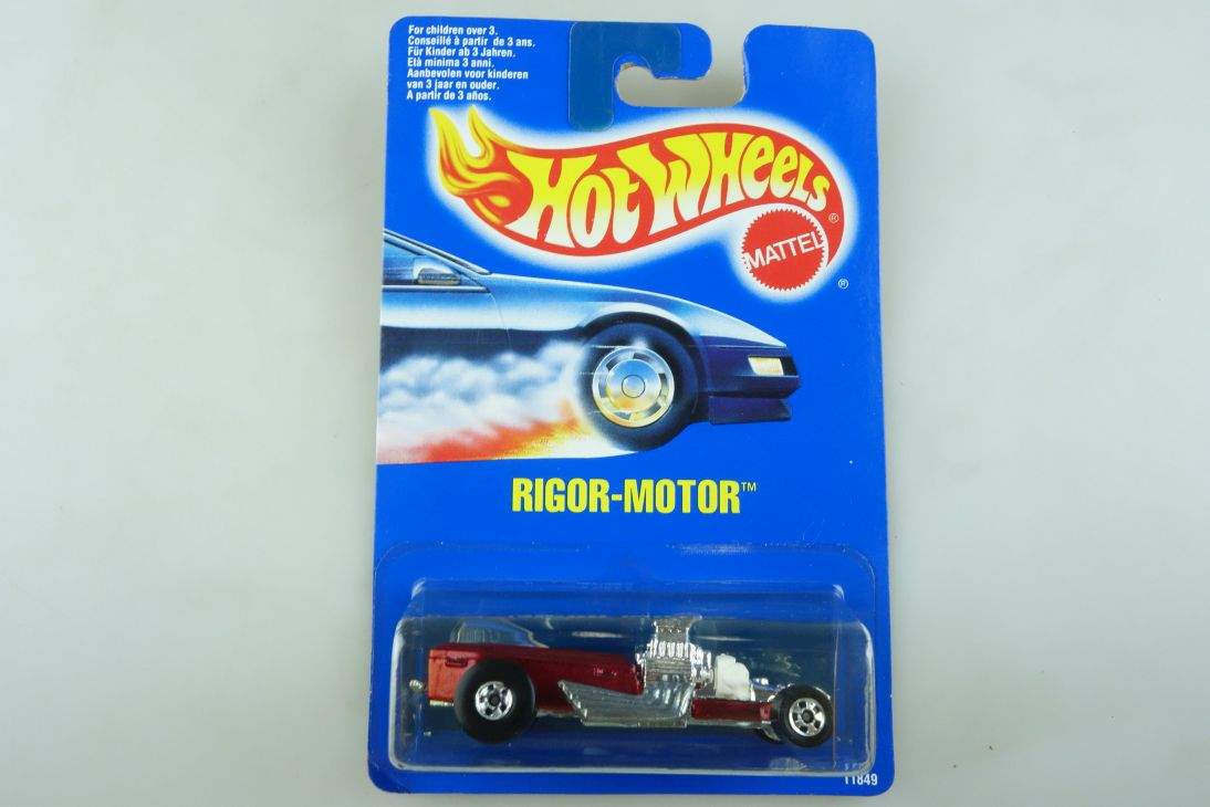 Rigor Motor Hot Wheels Mattel 11849 Malaysia mint blue card MOC 1:64 104562