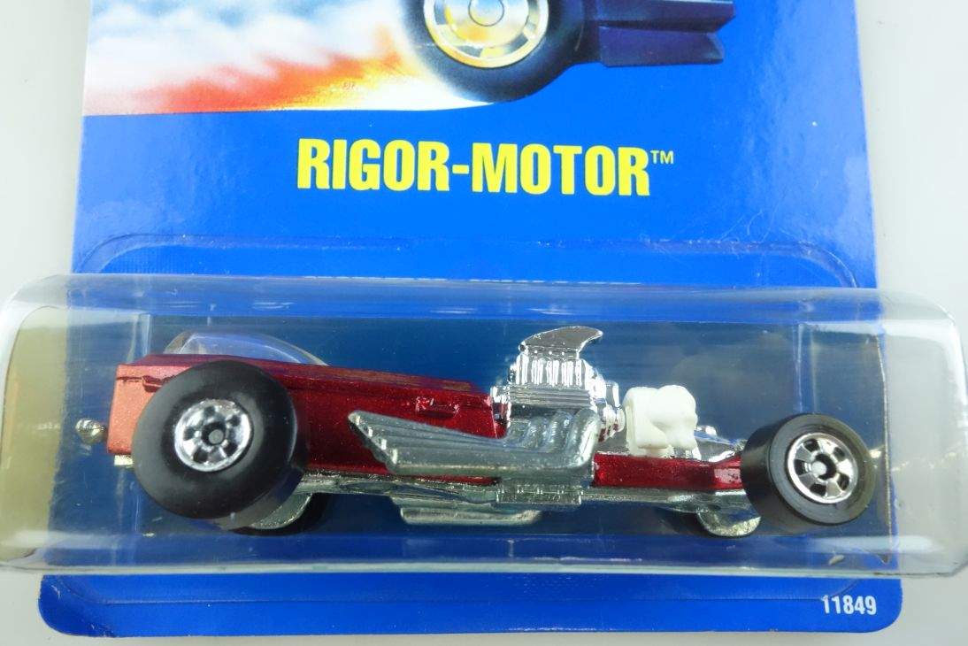 Rigor Motor Hot Wheels Mattel 11849 Malaysia mint blue card MOC 1:64 104562