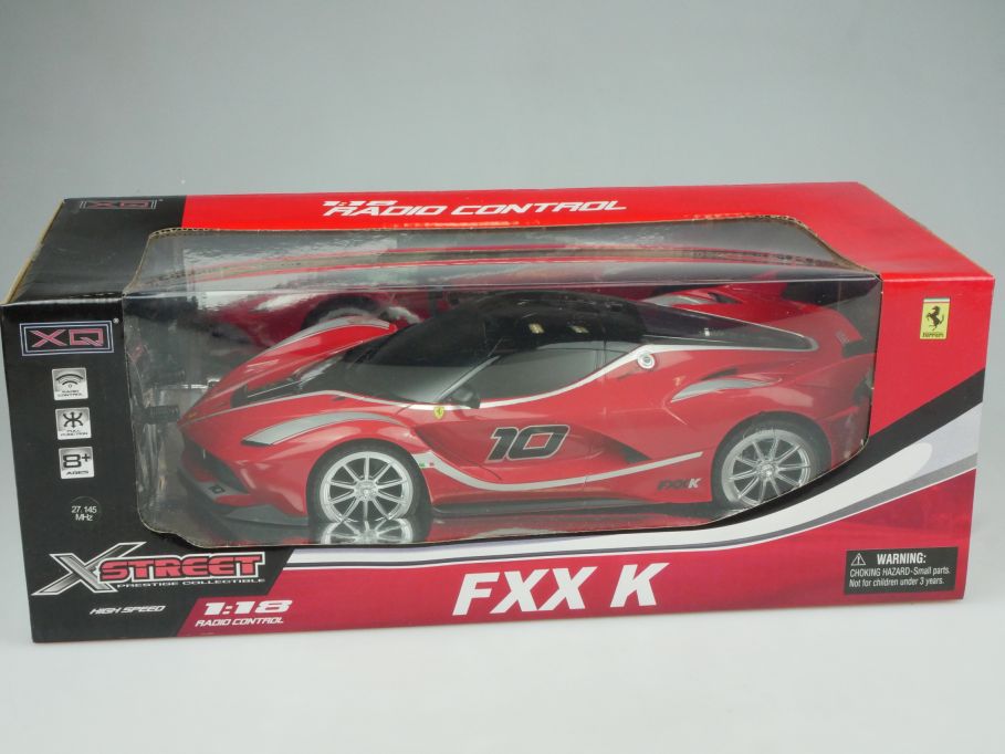 XQ Toys 1/18 RC Ferrari FXX K # 10 Radio Control Model Car 3708 + Box 112871